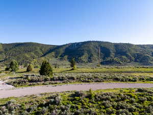 View of mountain backdrop