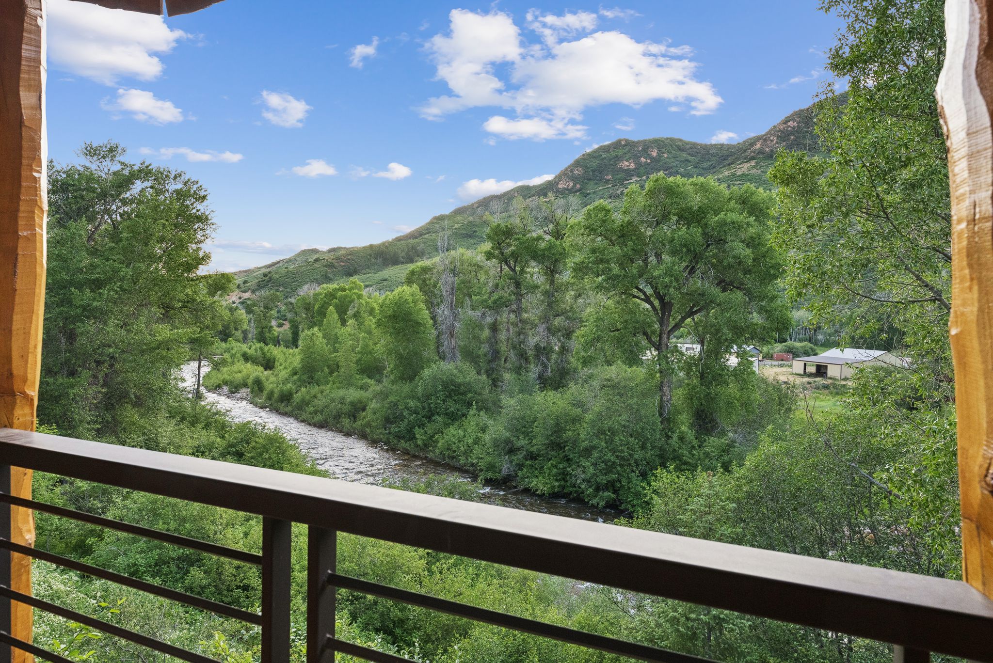 View of mountain background