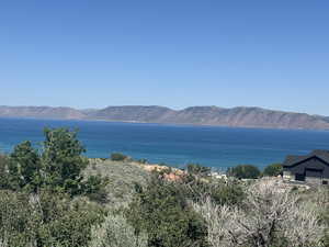Water view with mountains