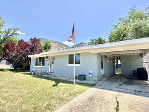 Ramber / Ranch style home.  Single level!