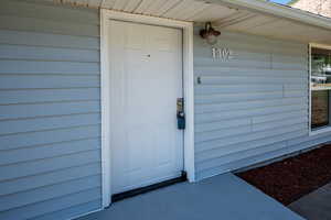 Entrance to property