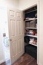 View of closet