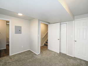 Basement bedroom