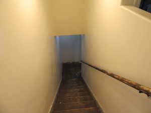 Stairway to basement