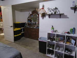 Mostly finished bedroom