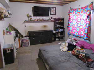 Mostly finished bedroom