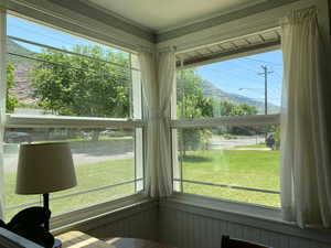 Mountain views from kitchen table.