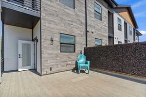 View of deck