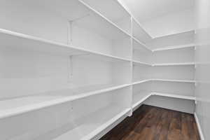 View of storage area