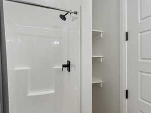 Bathroom featuring a shower