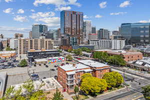 View of city skyline