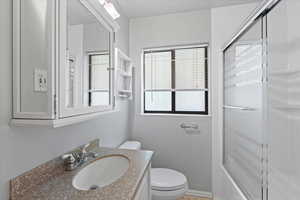 Updated main bathroom.