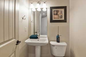 Bathroom with toilet