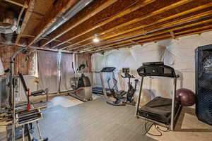 View of exercise area