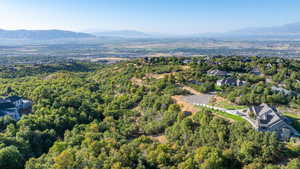 Lower view from above the SW end of the lot