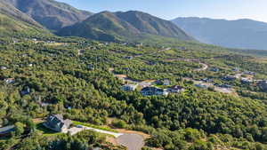 View from the East (cul-de-sac)/where the driveway entrance would be)