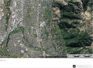 Aerial overview of property's location