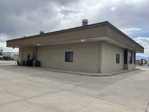 Back entrance of the Front building
