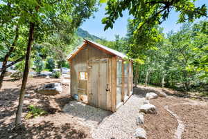 View of greenhouse