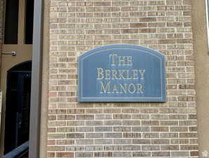 Exterior view of brick siding