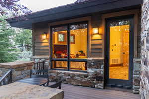 View of deck