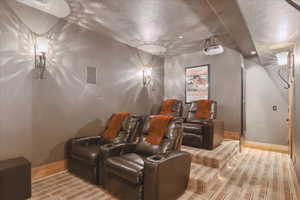 Cinema featuring baseboards
