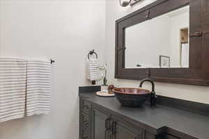 Full bath with vanity