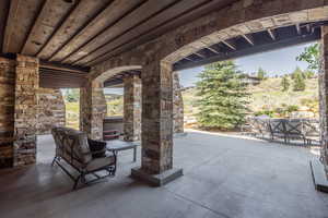 View of patio