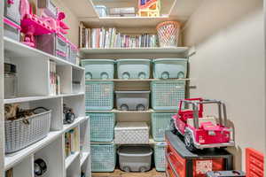 View of storage area