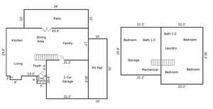 Floorplan from Appraisal dated 1/31/2022