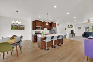 Second Floor Kitchen and Dining Room