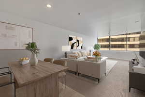 Spacious Living & Dining area