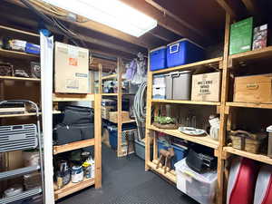 View of storage area
