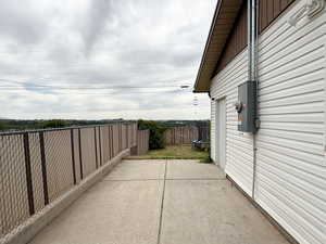 View of patio
