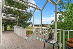 View of deck
