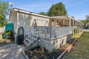 Extended deck.