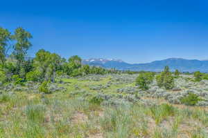 View of mountain backdrop