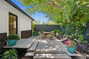 Deck featuring outdoor dining space