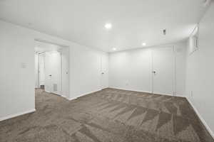 Large bedroom on lower floow.
