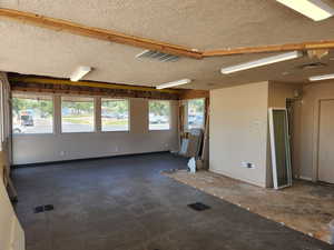 Interior looking east