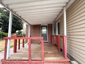 View of deck