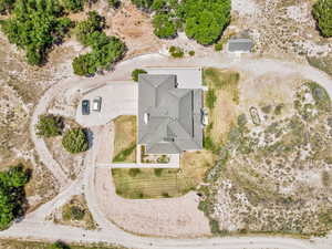 Aerial view of property's location