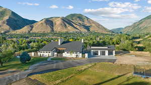 View of mountain backdrop