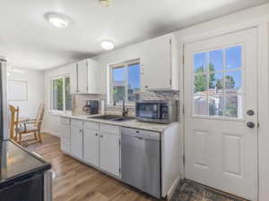 Kitchen and back door