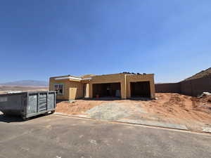 Property under construction featuring a mountain view