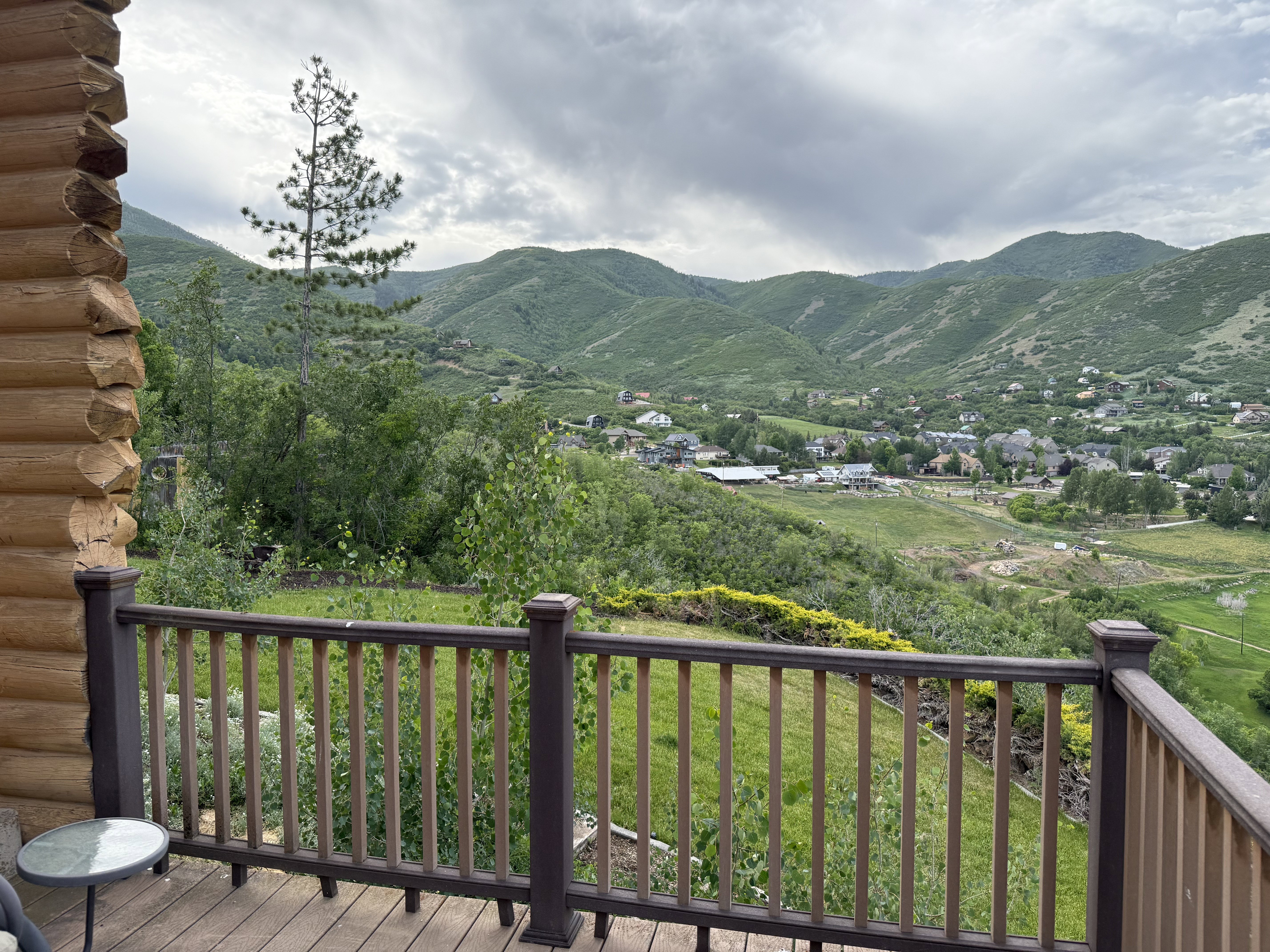 View of mountain background