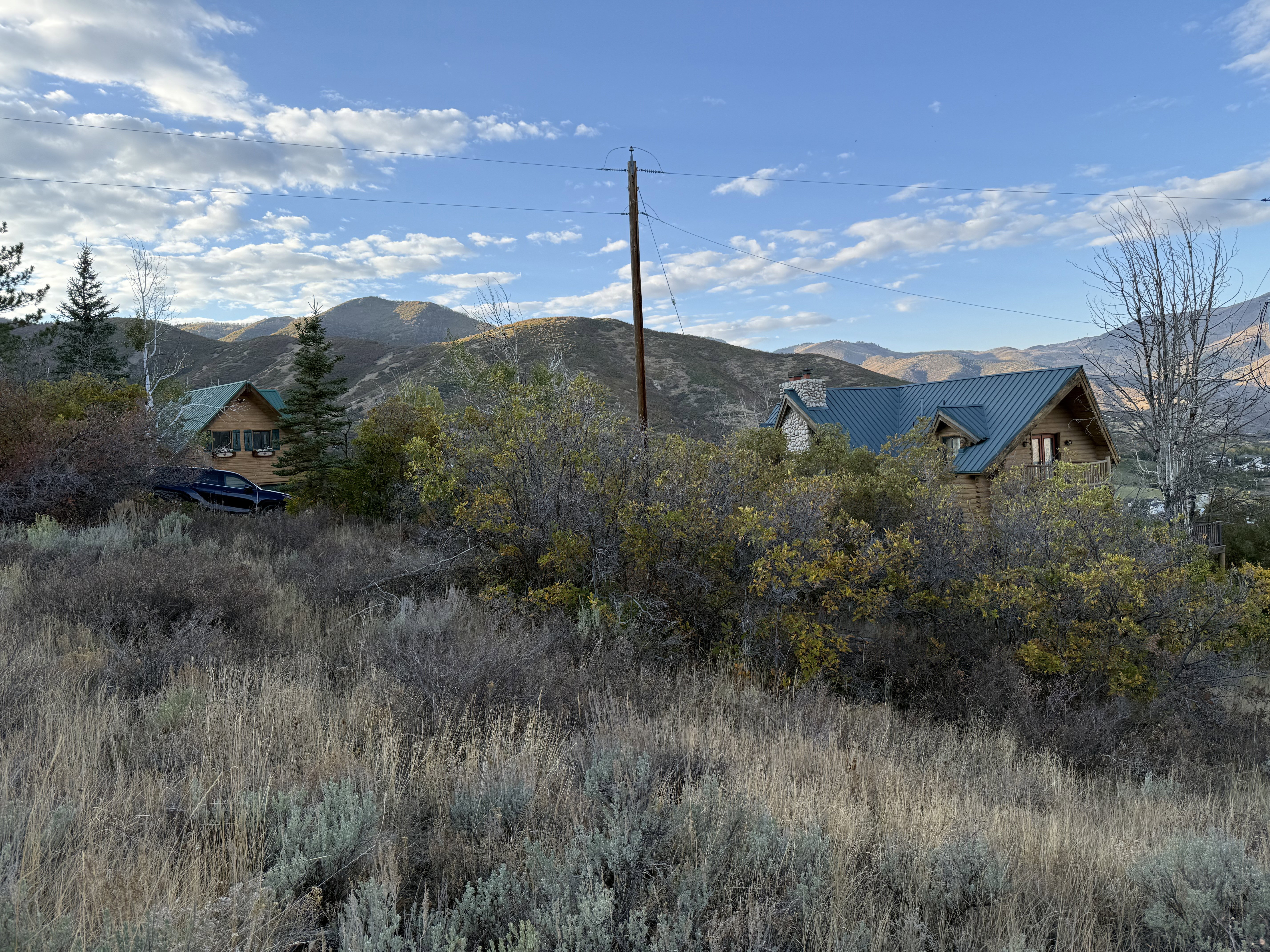 View of mountain backdrop