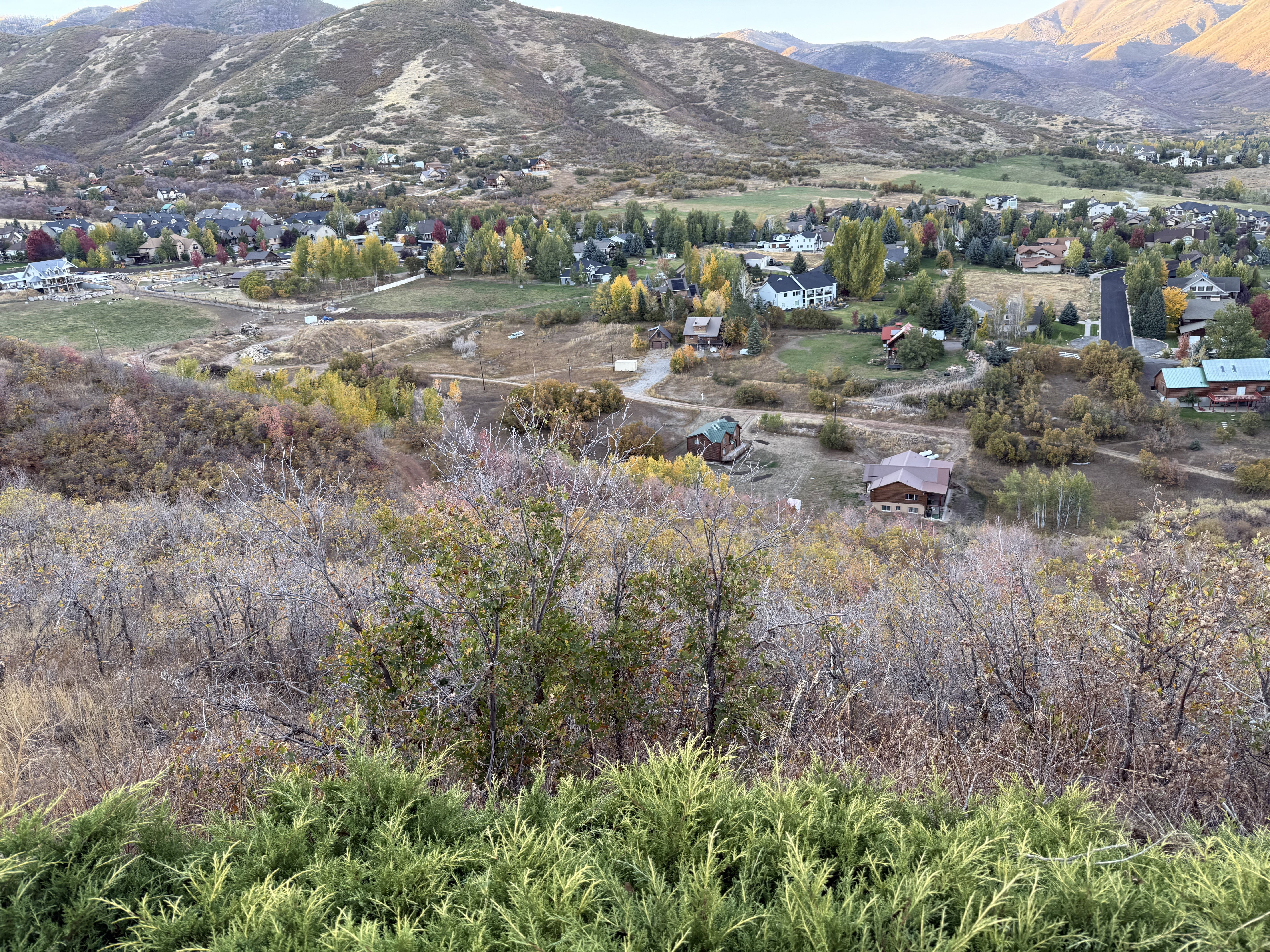 View of mountain background