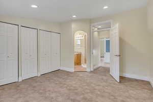 Primary bedroom with en suite bath