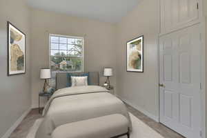 AI staged 2nd bedroom